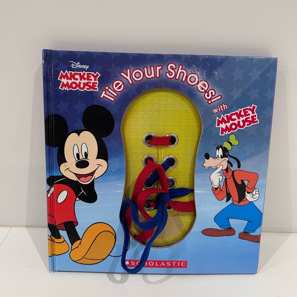 Mickey mouse tie your shoes book